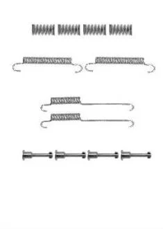 Рем-кт гальмівних колодок STARLINE BCPR72