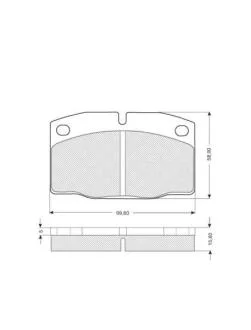 Гальмівні колодки дискові STARLINE BD S021