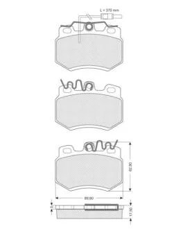 Гальмівні колодки дискові STARLINE BDS028