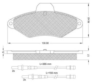 Гальмівні колодки дискові STARLINE BD S053
