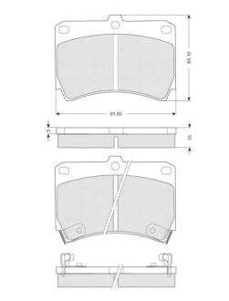 Гальмівні колодки дискові STARLINE BD S063
