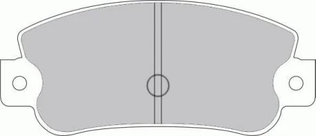 Гальмiвнi колодки, к-кт. (Колодки тормозные дисковые, к-кт.) STARLINE BD S073