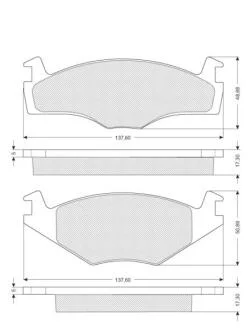 Гальмівні колодки дискові STARLINE BD S100