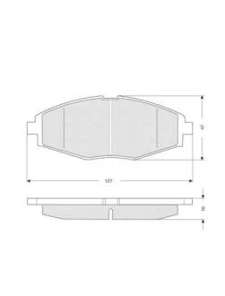 Гальмівні колодки дискові STARLINE BD S134