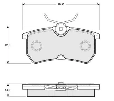 Гальмівні колодки дискові STARLINE BD S148