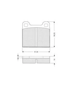 Гальмівні колодки дискові STARLINE BDS167
