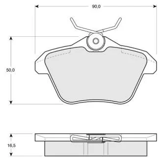 Гальмівні колодки дискові STARLINE BD S206