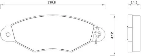 Гальмівні колодки дискові STARLINE BDS240