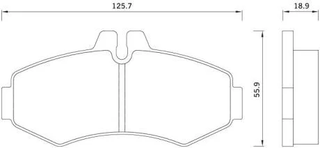 Гальмівні колодки дискові STARLINE BD S241