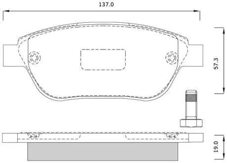 Гальмівні колодки дискові STARLINE BD S248