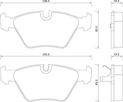 Гальмівні колодки дискові STARLINE BD S359