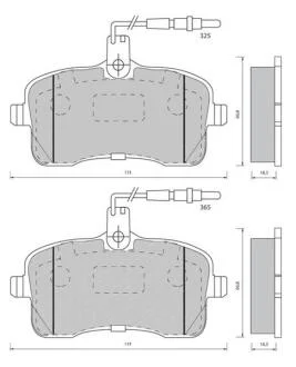 Гальмівні колодки дискові STARLINE BD S404
