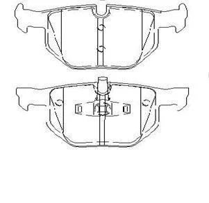 Гальмівні колодки дискові STARLINE BD S452