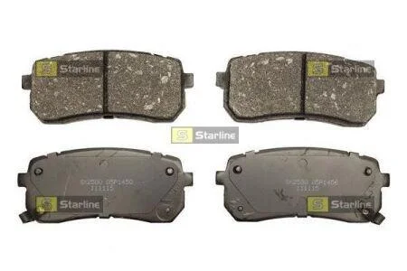 Гальмiвнi колодки, к-кт. (Колодки тормозные дисковые, к-кт.) STARLINE BDS532