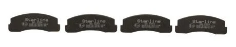 Гальмівні колодки дискові STARLINE BD S554
