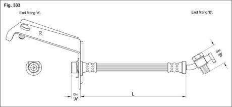 Гальмівний шланг STARLINE HAST1137