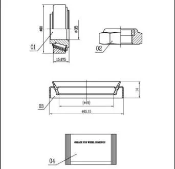 Підшипник колісний STARLINE LO 00741