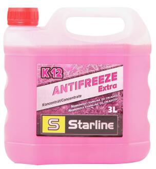 Охолоджуюча рідина G12+ 3л. STARLINE NAK123