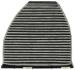 Фільтр салону MERCEDES-BENZ E-Class W211 02-09, C-Class W204 07-14, E-Class W212 09-16, E-Class W207 09-16, GLK X204 08-15, CLS C218 10-17, SL R231 12-, GT Coupe 14-, GT Roadster 16- STARLINE SF KF9528C (фото 1)