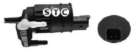 Насос стеклоомывателя Kangoo (два выхода, вертик. вход) STC T402065