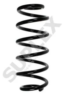 VW пружина передня L=348mm Audi A6,Passat,Skoda Superb (жовтий/коричн.) SUPLEX 03190