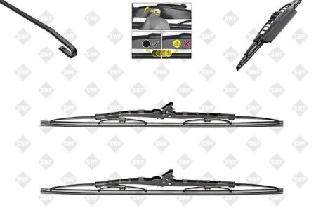 Комплект щіток склоочисника Das Original 450/450 SWF 116301