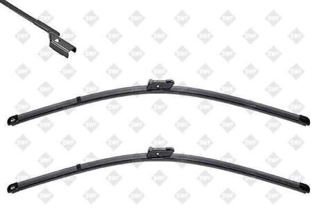 Щетки стеклоочистителя БЕСКАРКАСНАЯ 600/600мм VISIOFLEX MB W204 SWF 119348