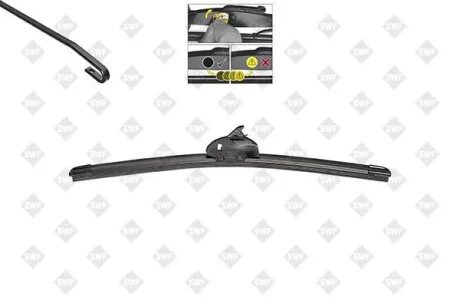 Щітка склоочисника VISIO NEXT безкаркасна 350 мм x 1 SWF 119835