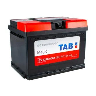 Magic 62 Ah/12V (0) Euro Н/О EN (A) 600 Д×Ш×В 242x175x175 TAB 189063