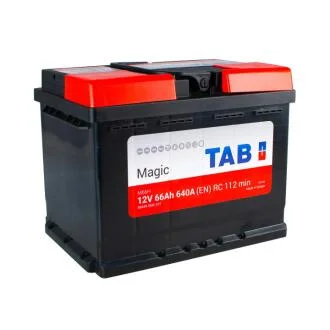 Magic 66 Ah/12V (0) Euro Н/О EN (A) 640 Д×Ш×В 242x175x190 TAB 189065