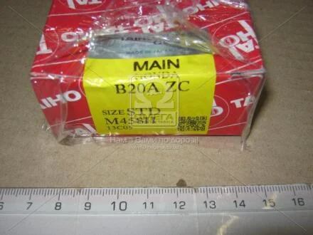 Вкладыши коренные std (к-т на двигатель10 шт HONDA B18A, B20A, D16A1, ZC) TAIHO M458H.STD