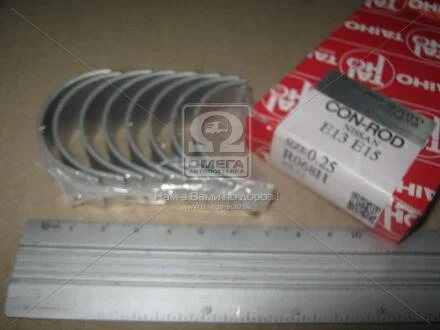 Вкладыши шатунные +0.25mm (к-кт на мотор) Nissan E10, E13, E15, E16 TAIHO R068H.025