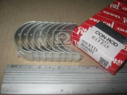 Вкладыши шатунные STD (к-кт на мотор) Nissan E10, E13, E15, E16 TAIHO R068H.STD