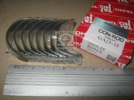 Вкладыши шатунные 0,25 (к-т на двигатель 8 шт NISSAN GA13, GA14, GA15, GA16) TAIHO R094A.025