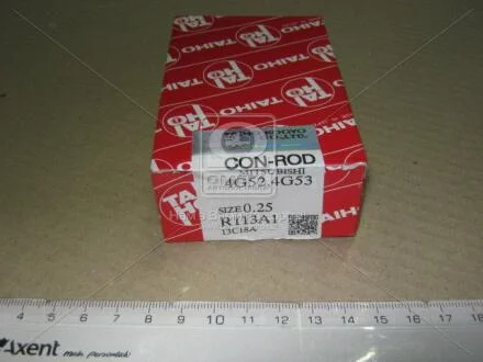 Вкладыши шатунные 0,25 (к-т на двигатель 8 шт MITSUBISHI 4D55, 4D56, 4G51B, 4G52B, 4G53, 4G54B) TAIHO R113A1.025