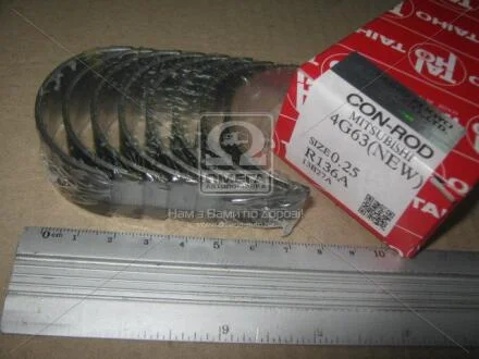 Вкладыши шатунные 0,25 (к-т на двигатель 8 шт MITSUBISHI 4G63, 4G69) TAIHO R136A.025