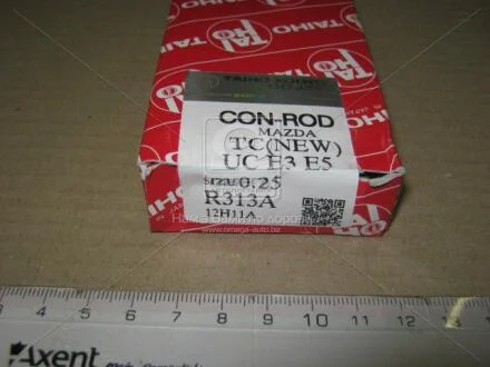 Вкладыши шатунные +0.25mm (к-кт на мотор) Mazda B1, B3, B5, D5, E1, E3, E5, TC, UC TAIHO R313A.025