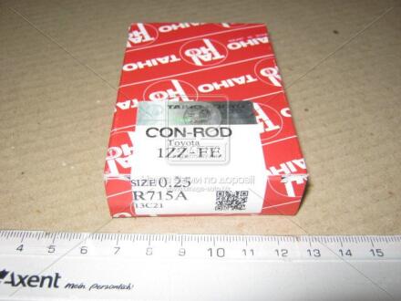 Вкладыши шатунные 0,25 (к-т на двигатель 8 шт TOYOTA 1ZZ-FE, 2ZZ-FE) TAIHO R715A.025
