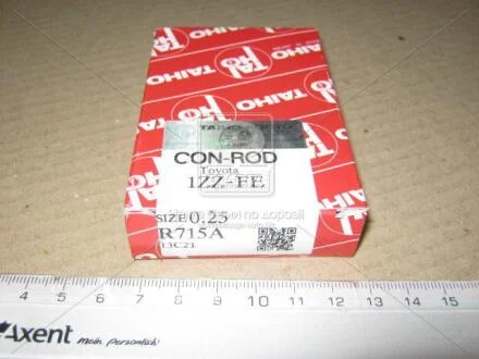 Вкладиші шатунні 0,25 (к-т на двигун 8 шт TOYOTA 1ZZ-FE, 2ZZ-FE) TAIHO R715A.025