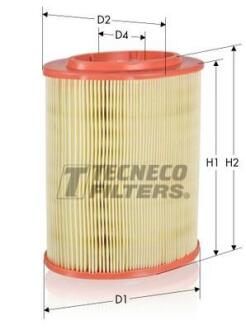 Фільтр повітряний Alfa Romeo 159 03- Tecneco AR10046-OV