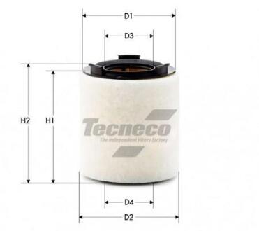 Фільтр повітряний VW Polo/Skoda Fabia II 09- Tecneco AR10822-S