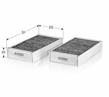 Фільтр салону вугільн. BMW 7 (F01/F02) 08-/523i (F10/F11/F18) 10- Tecneco CK2533-C-2