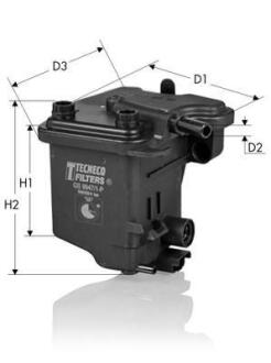 Фільтр паливний Citroen/Ford/Peugeot/Fiat 1.6HDI/1.6TDCI Tecneco GS9947/1-P