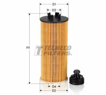 Фільтр масляний BMW 2 (F45, F46), X1 (F48) /Mini F55, F56 14- Tecneco OL06015-E