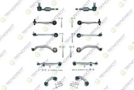 VW К-кт важелів 20mm +тяги стаб.+наконечн. Audi A4,A6 1.8-6.0,Passat 96- TEKNOROT A-555