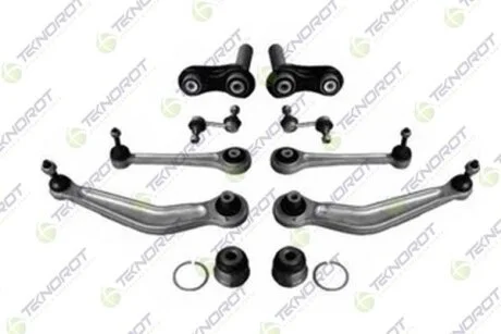 BMW К-кт задньої підвіски (4 важеля + 2 интегральных важеля+2 тяги стаб.+2 шарніра підвіски) E39 96- TEKNOROT B-416
