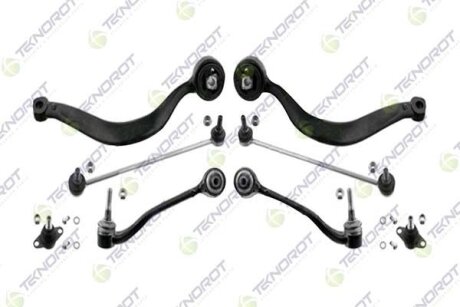 BMW К-к-кт передній осі (4рычага,2 куль.опори,2 тяги стаб.) E53 X5 00- B-809/810/815/816/817/818-1шт. - B-805 - 2шт. TEKNOROT B-800