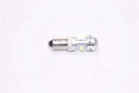 Лампа LED габарит, панель приладів, 24V T4W (BA9S) 8SMD CANBUS WHITE <> TEMPEST TMP-L11158CHW