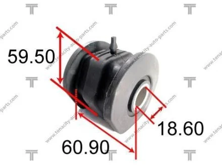 Сайлентблок рычага honda (95-00) civic TENACITY AAMHO1002