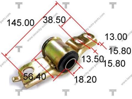 Сайлентблок рычага mazda 323 1.6, 1.8 90-94 TENACITY AAMMA1005